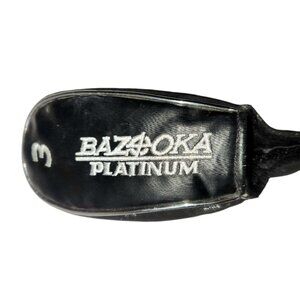 Tour Edge Bazooka Platinum 3 Hybrid Rescue Headcover Head Cover Black Silver